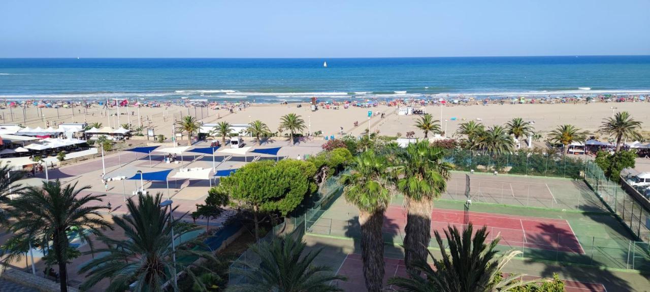 Appartement Vistas Espectaculares 1ª Linea Playa, Wifi, Ascensor à Sagunto Extérieur photo