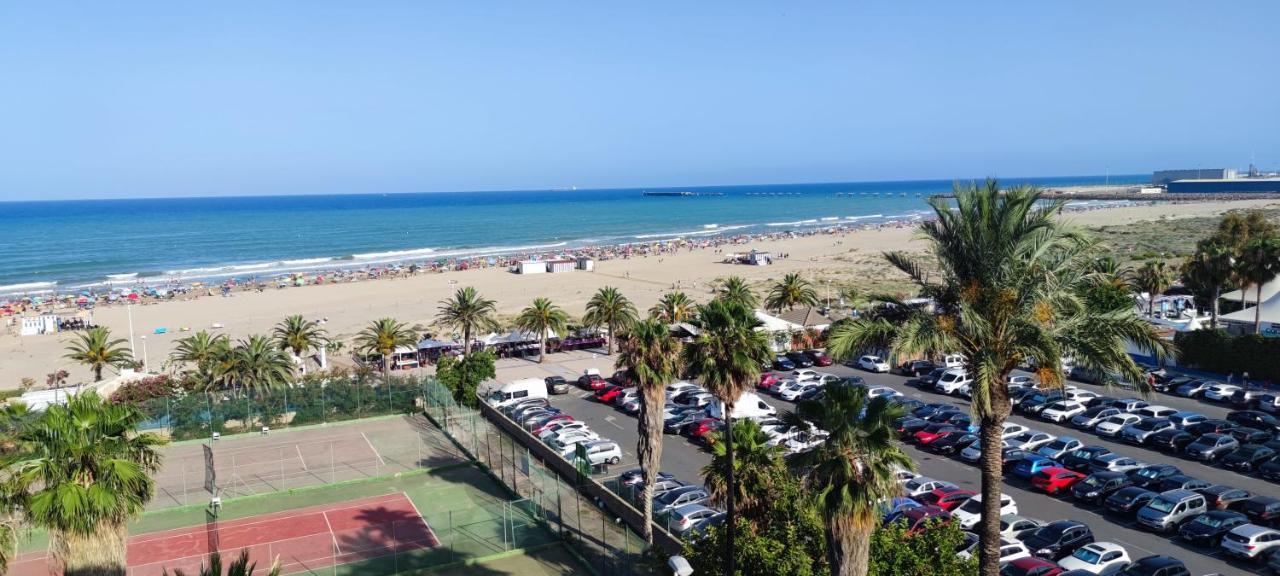 Appartement Vistas Espectaculares 1ª Linea Playa, Wifi, Ascensor à Sagunto Extérieur photo