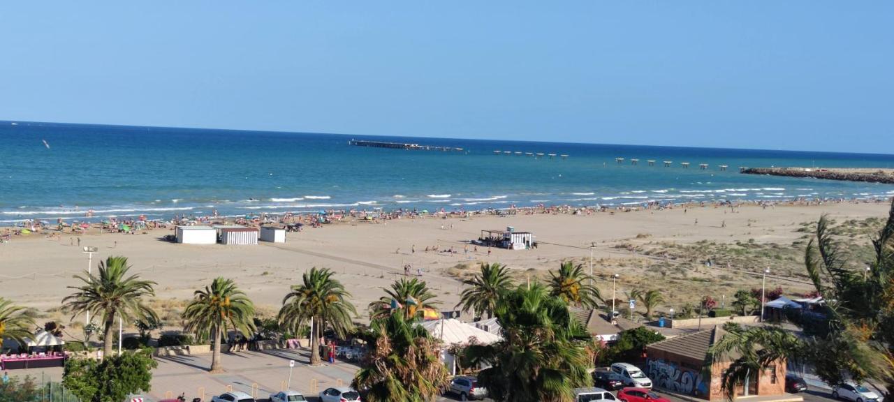 Appartement Vistas Espectaculares 1ª Linea Playa, Wifi, Ascensor à Sagunto Extérieur photo